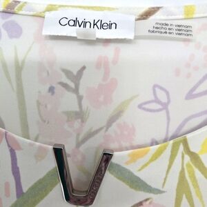 Calvin Klein Pastel Floral Blouse